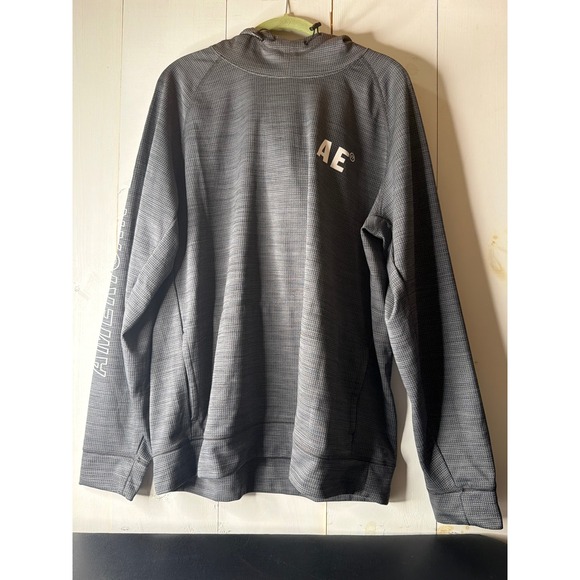 American Eagle Outfitters Other - American Eagle Mens XL Gray Flex Graphic Performance Hoodie